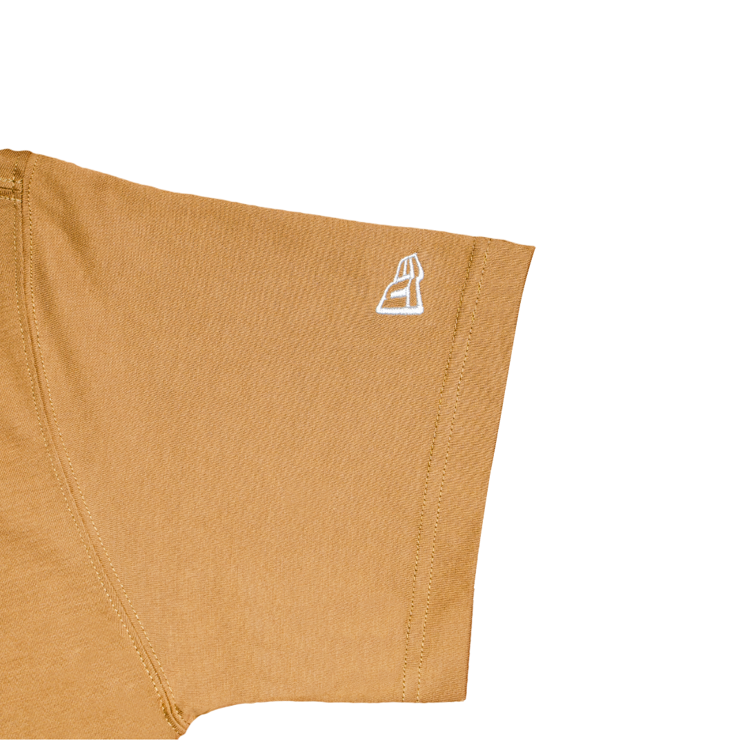 Basic Cool Era Beige Short Sleeve T-Shirt
