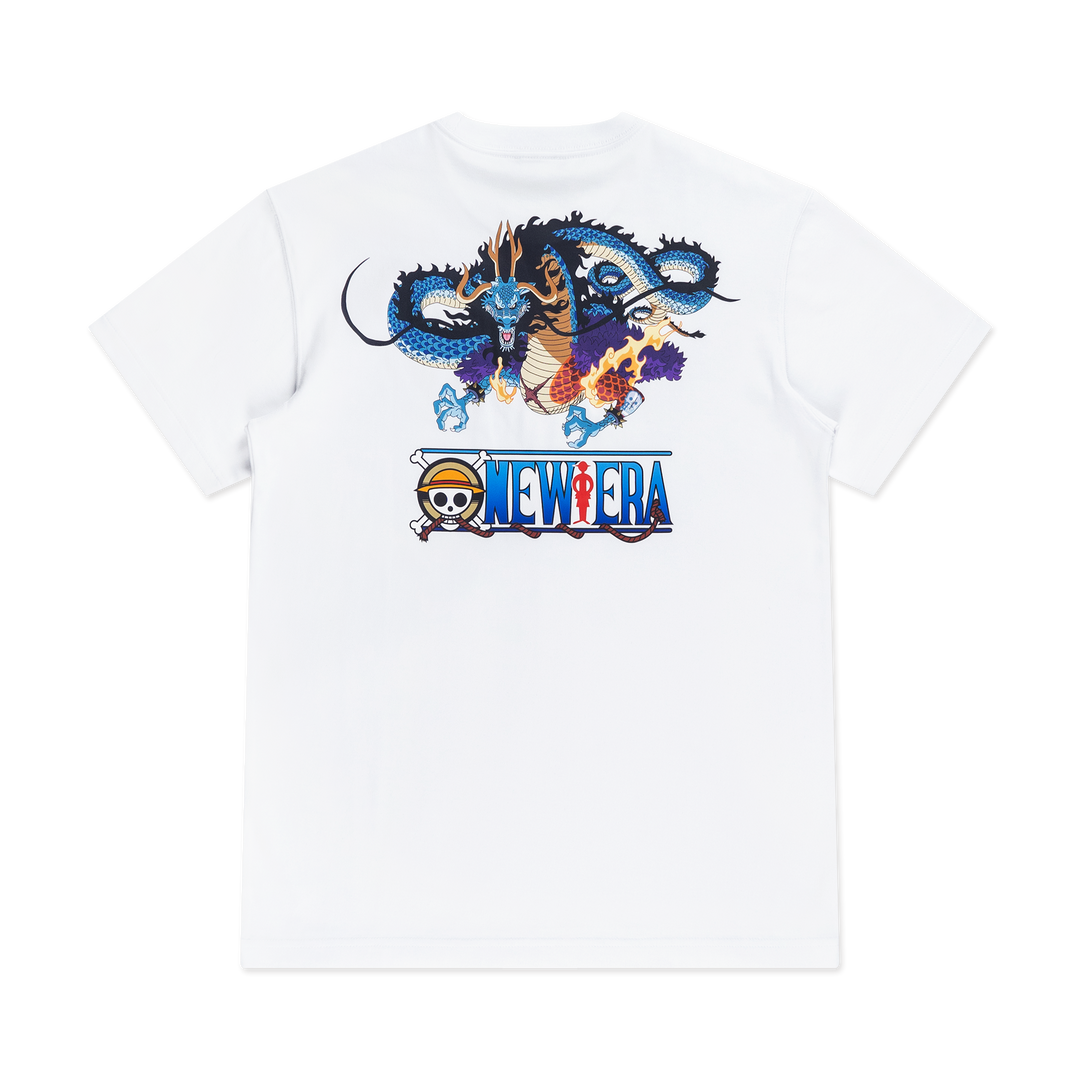New Era x One Piece Gear 5 Fish Fish Fruit White Short Sleeve T-Shirt