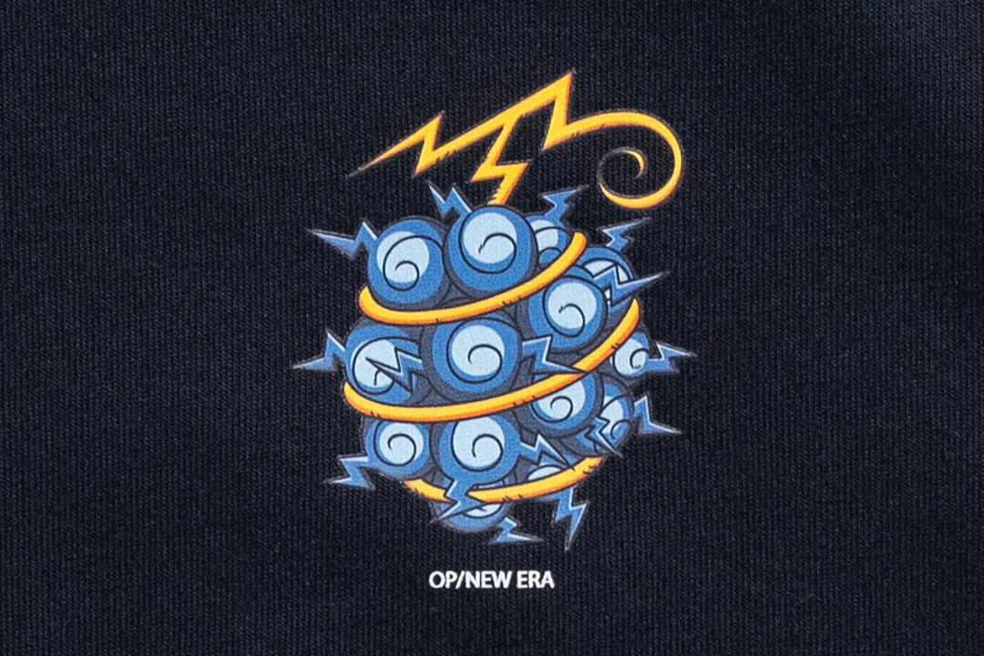 New Era x One Piece Gear 5 Magnet Magnet Fruit Black Short Sleeve T-Shirt