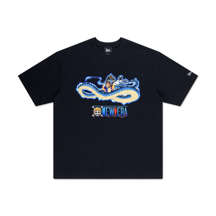 New Era x One Piece Gear 5 Kaido Dragon Oversized Black Short Sleeve T-Shirt