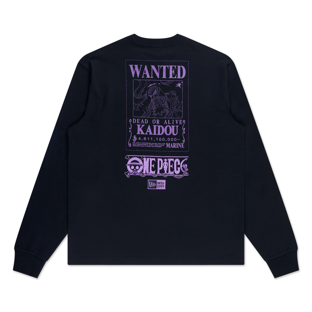 New Era x One Piece Gear 5 Kaido Black Long Sleeve T-Shirt