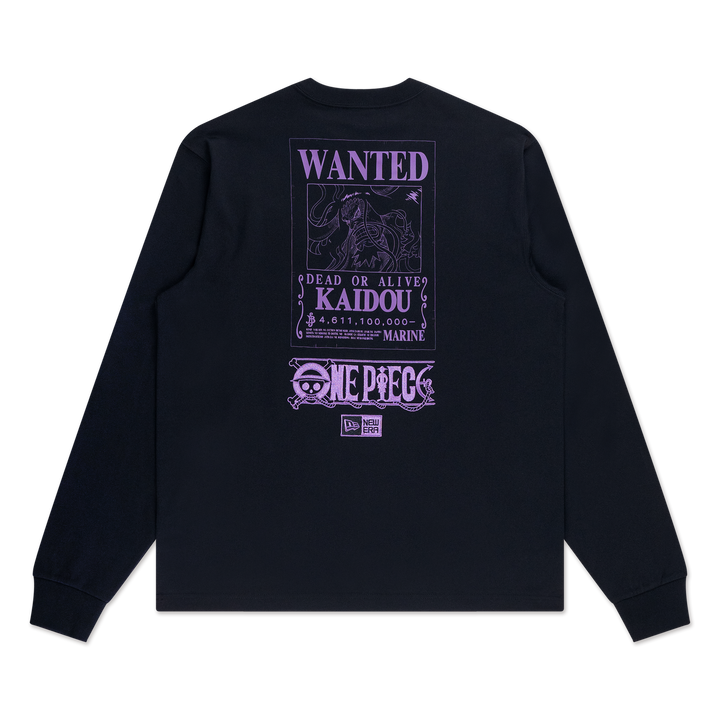 New Era x One Piece Gear 5 Kaido Black Long Sleeve T-Shirt