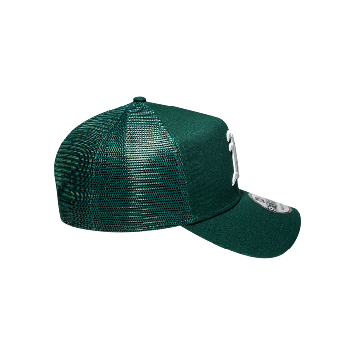 9FORTY A-Frame Trucker Oakland Athletics Dark Green Snapback