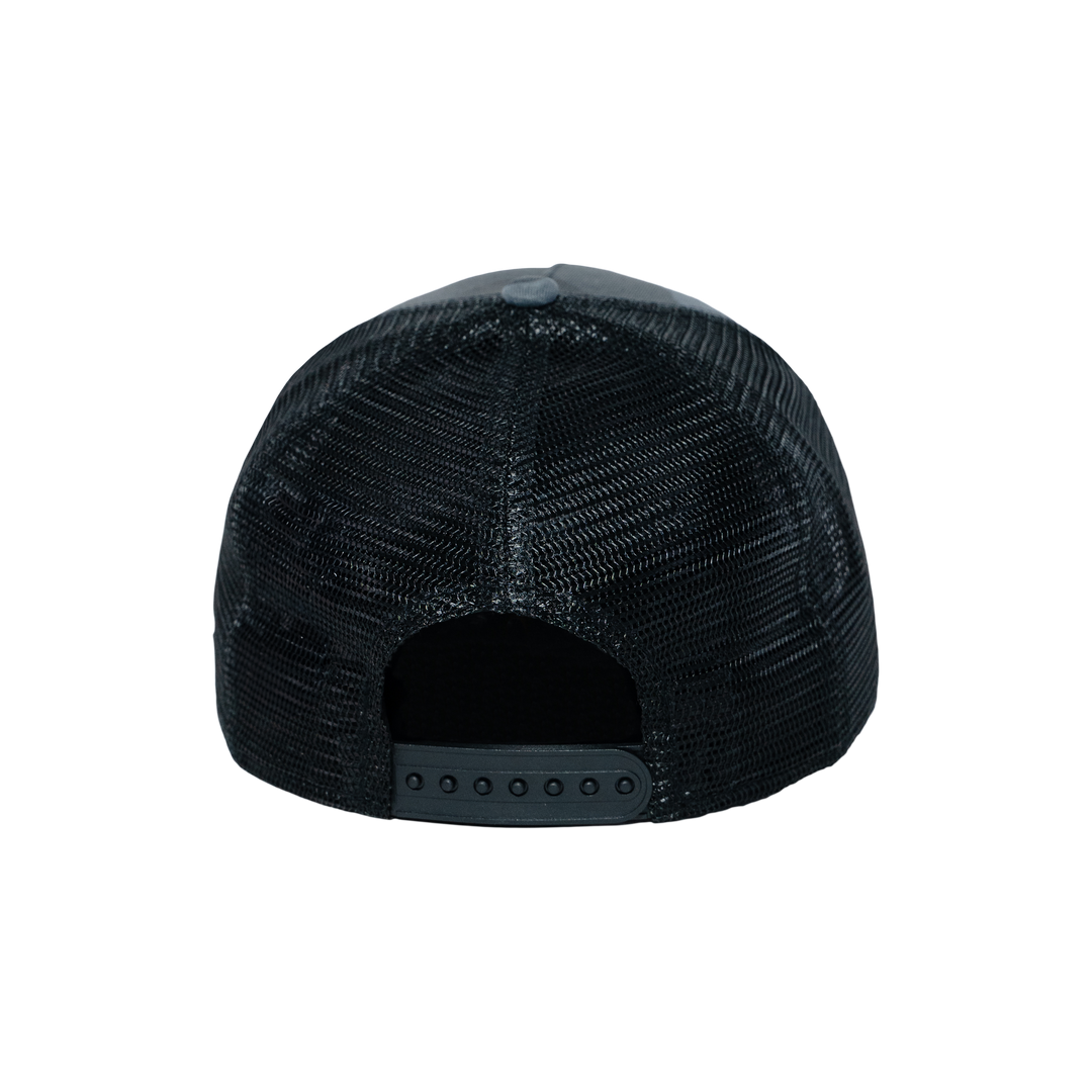 9FORTY A-Frame Trucker Box Logo Midnight Camo Snapback