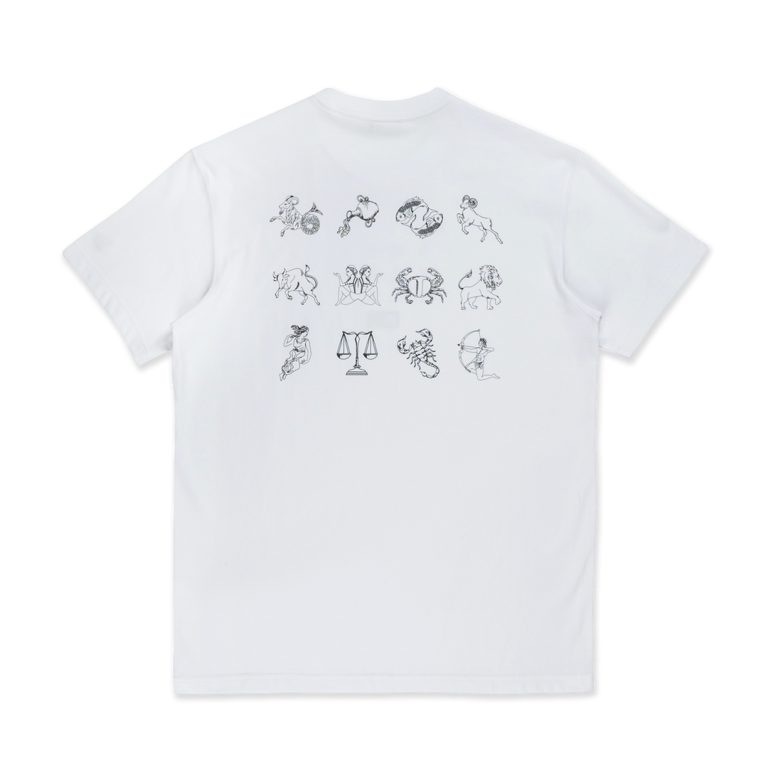 Horoscope Horizons White Short Sleeve T-Shirt