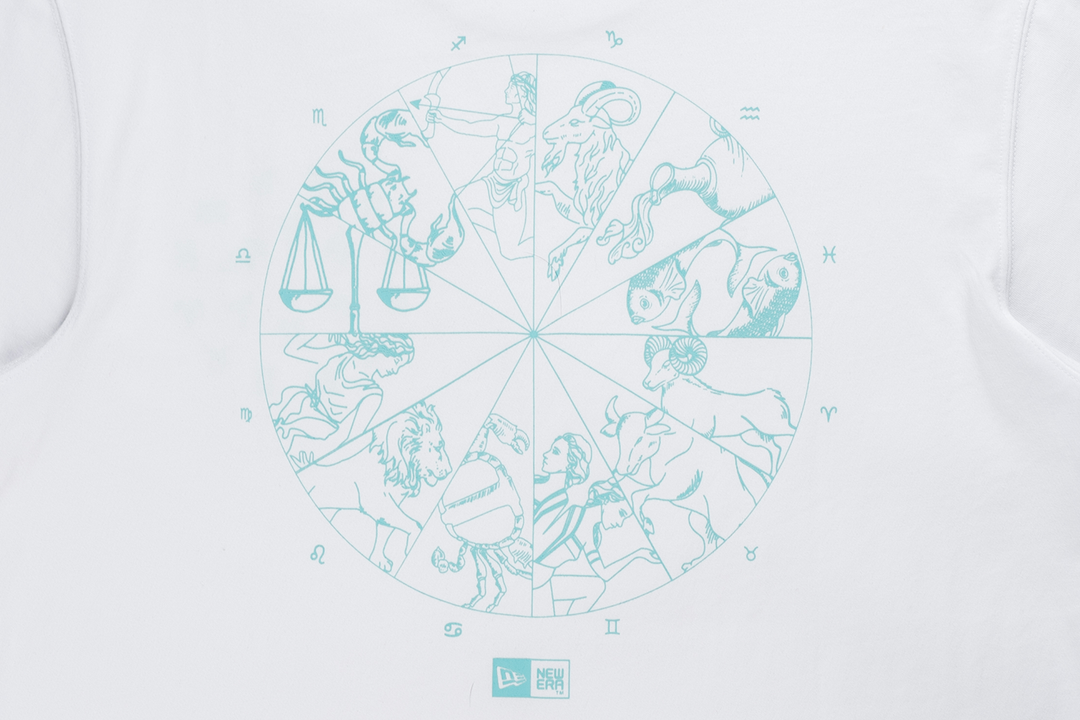 Horoscope Horizons Circle White Short Sleeve T-Shirt