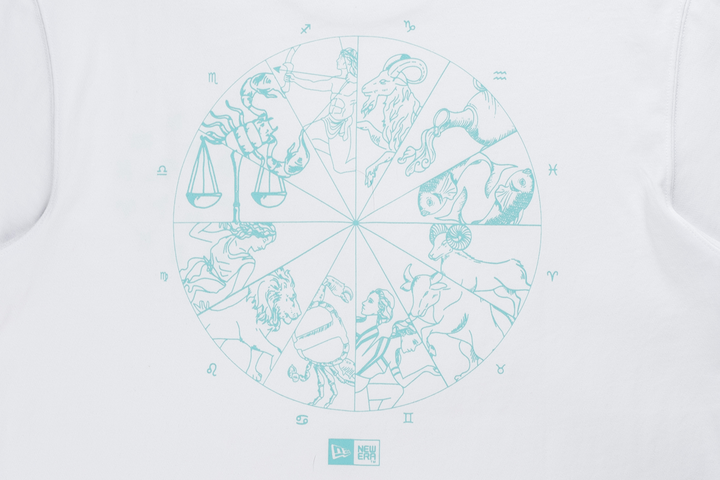 Horoscope Horizons Circle White Short Sleeve T-Shirt