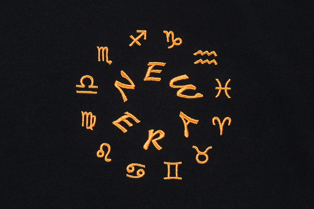 Horoscope Horizons Circle Black Short Sleeve T-Shirt