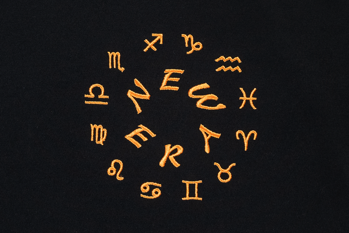 Horoscope Horizons Circle Black Short Sleeve T-Shirt