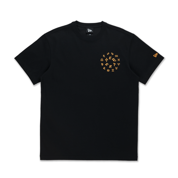 Horoscope Horizons Circle Black Short Sleeve T-Shirt
