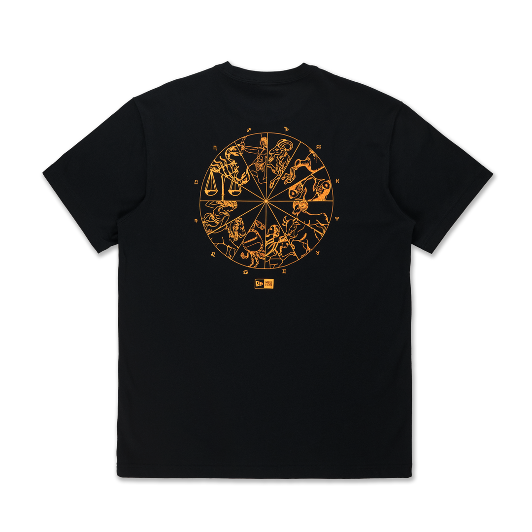 Horoscope Horizons Circle Black Short Sleeve T-Shirt