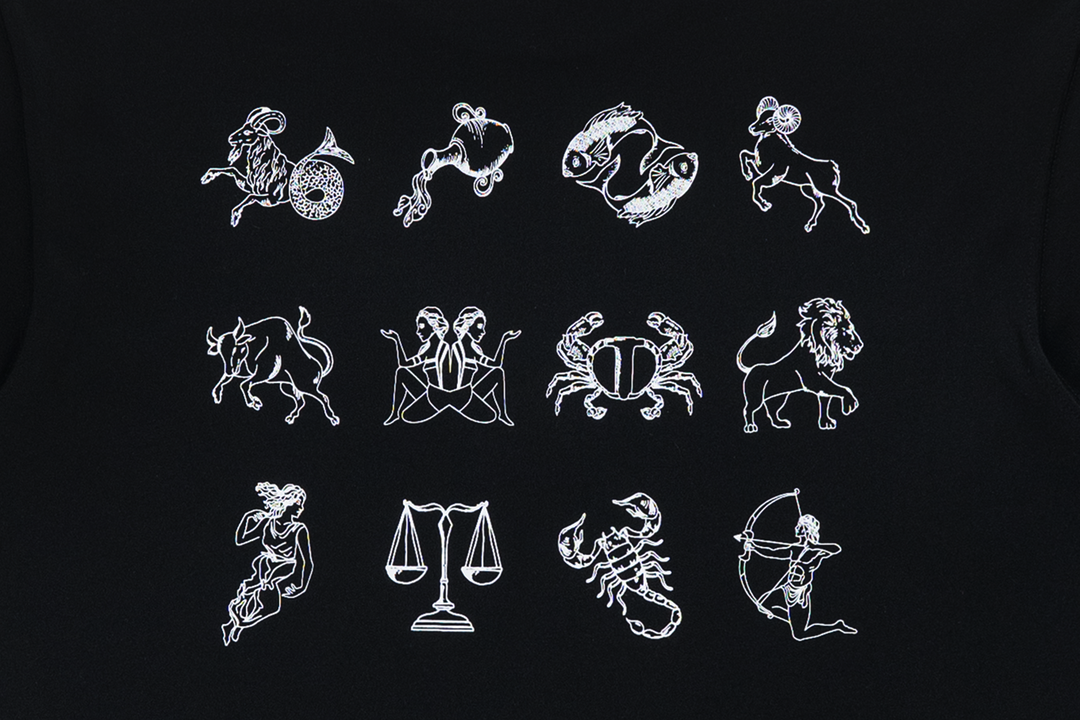 Horoscope Horizons Black Short Sleeve T-Shirt