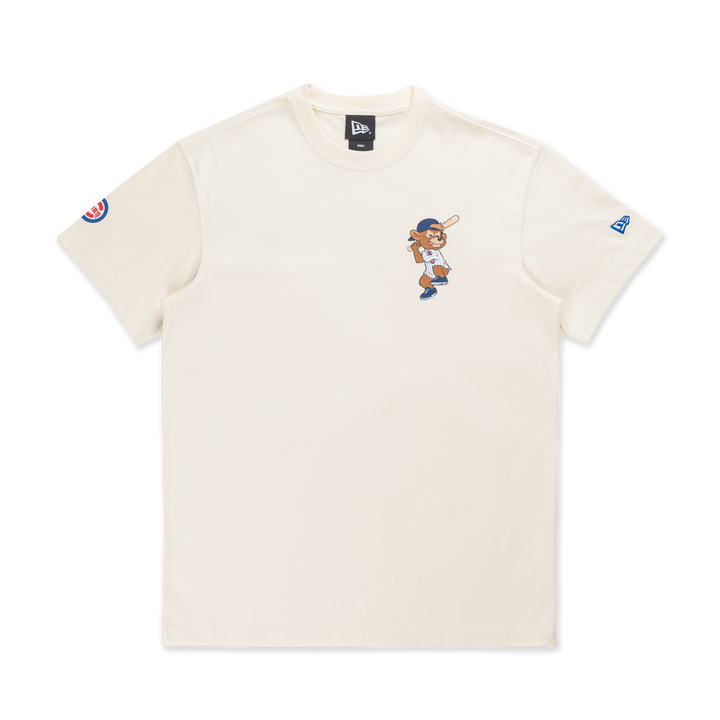 Chicago Cubs MLB Mascots Chrome White Short Sleeve T-Shirt