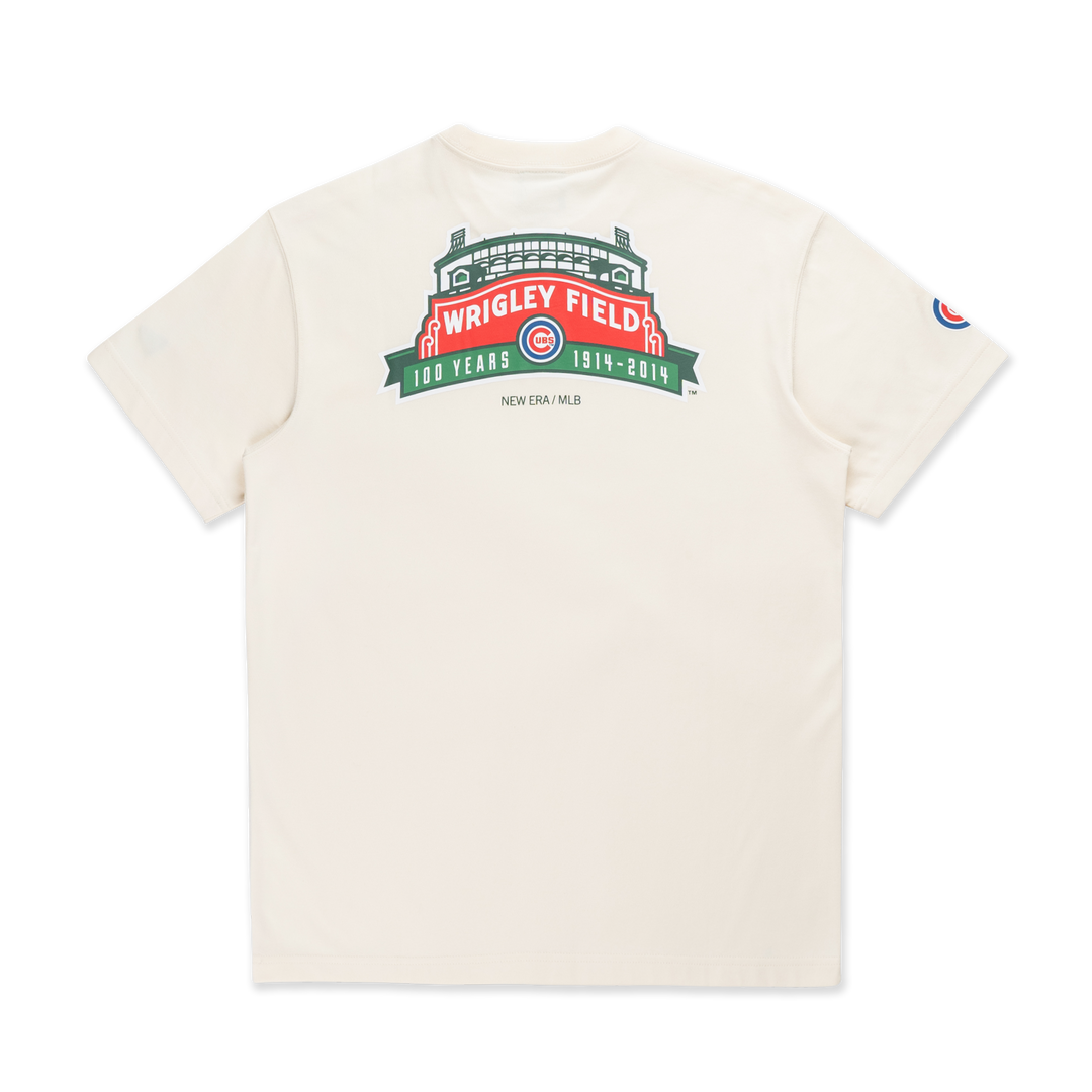 Chicago Cubs MLB Mascots Chrome White Short Sleeve T-Shirt