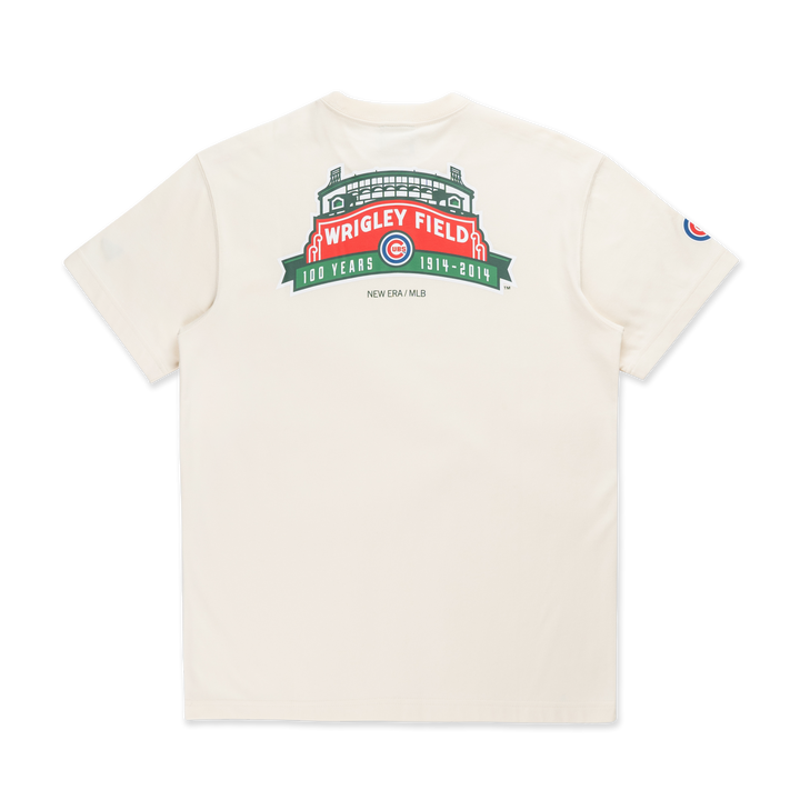 Chicago Cubs MLB Mascots Chrome White Short Sleeve T-Shirt