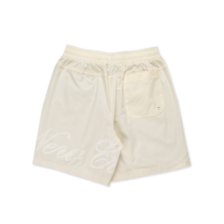 New Era Basic Chrome White Woven Shorts