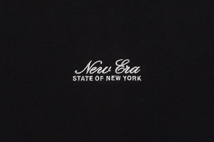 New Era Basic Black Oversized Short Sleeve T-Shirt