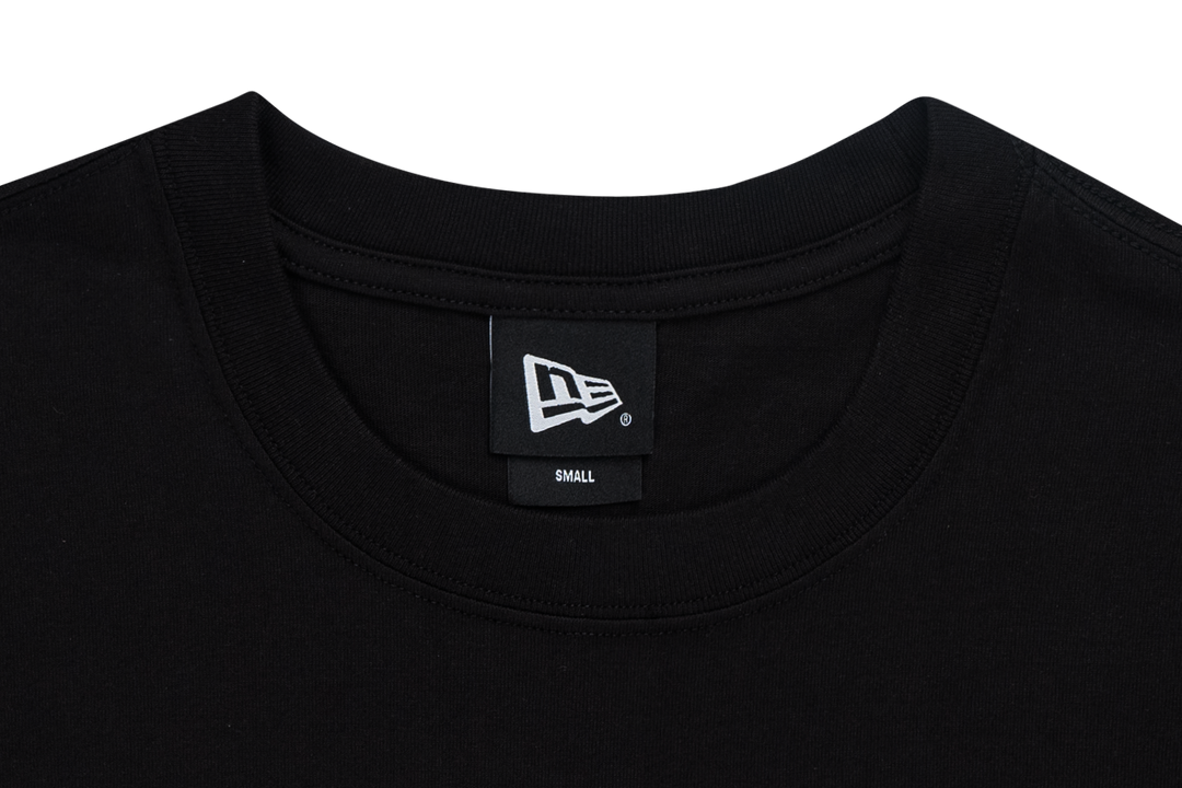 New Era Basic Black Oversized Short Sleeve T-Shirt