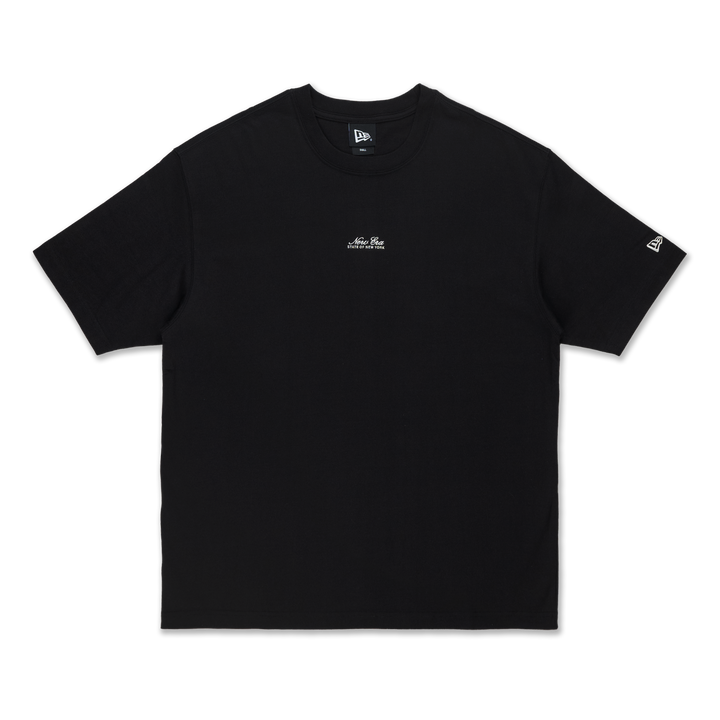New Era Basic Black Oversized Short Sleeve T-Shirt