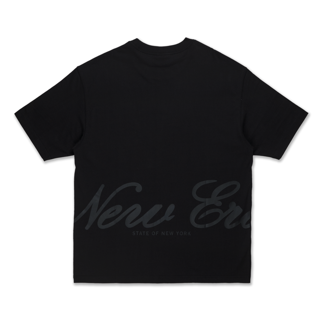 New Era Basic Black Oversized Short Sleeve T-Shirt