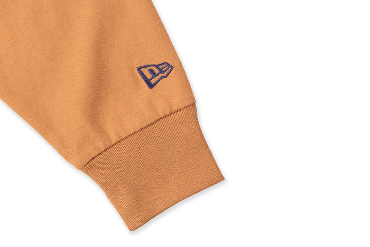 Los Angeles Dodgers Color Era Deep Sand Brown Long Sleeve T-Shirt
