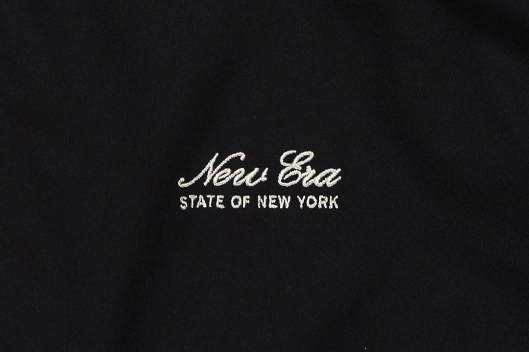 New Era Basic Black Windbreaker Jacket
