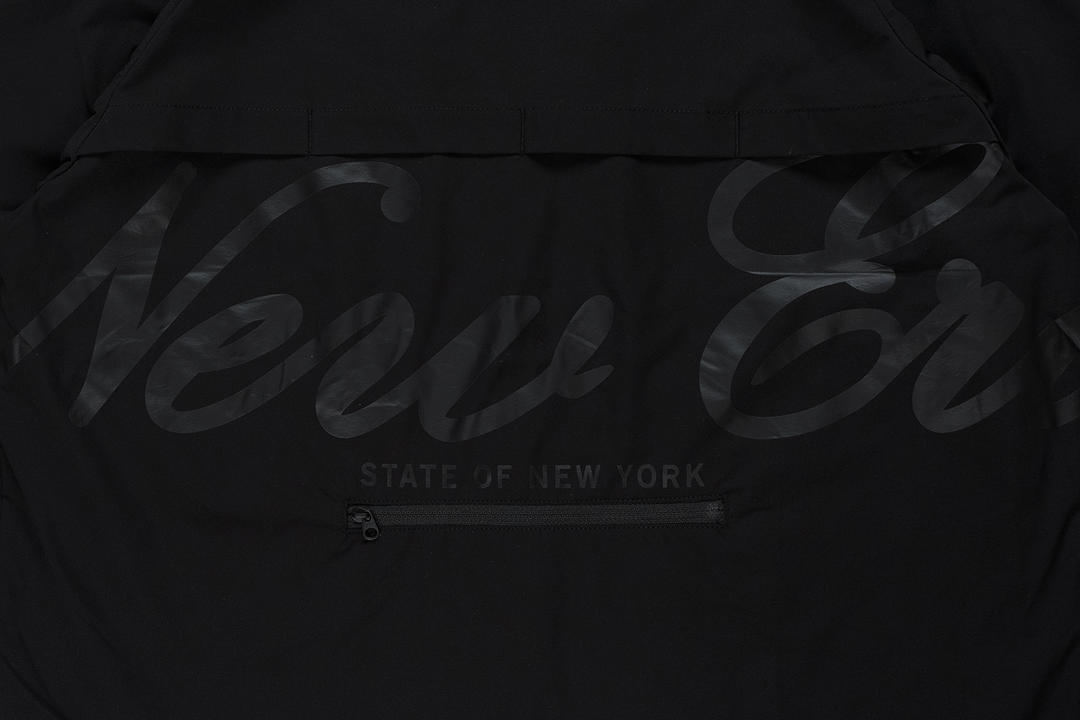 New Era Basic Black Windbreaker Jacket