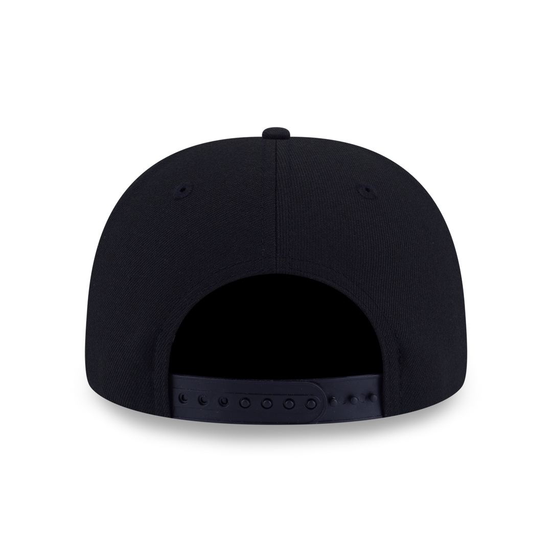 9FIRTY New Era Basic 2-Tone Chrome White Visor Black Snapback