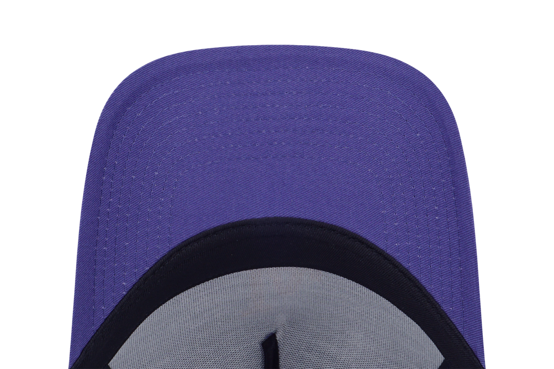 9FORTY A-Frame Trucker Los Angeles Dodgers Color Era 2-Tone Ink Purple Snapback