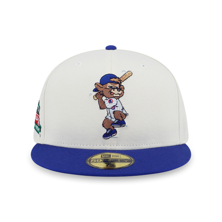 59FIFTY Chicago Cubs MLB Mascots 2-Tone Chrome White Fitted