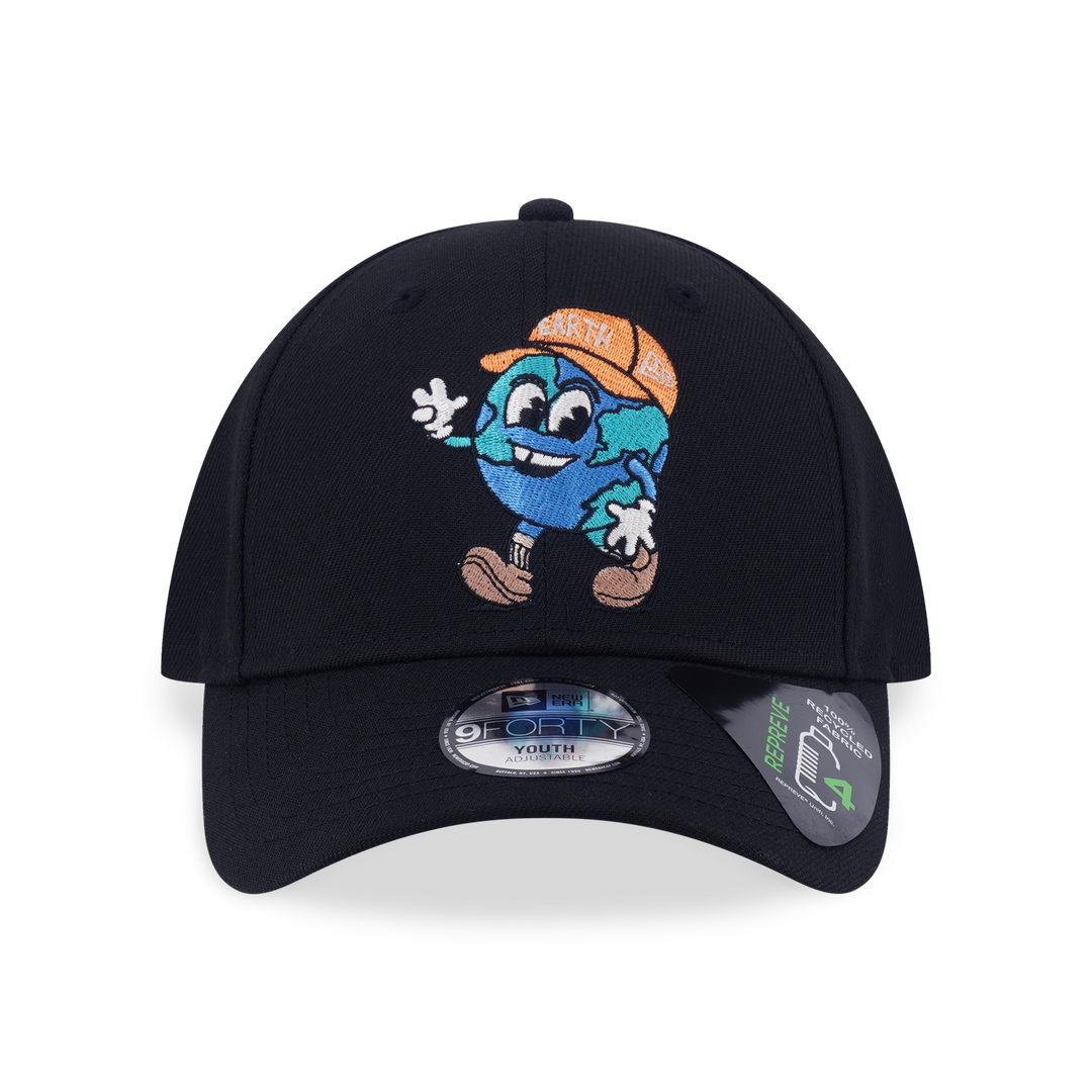 9FORTY Kids Outdoor Earth Day Black Snapback