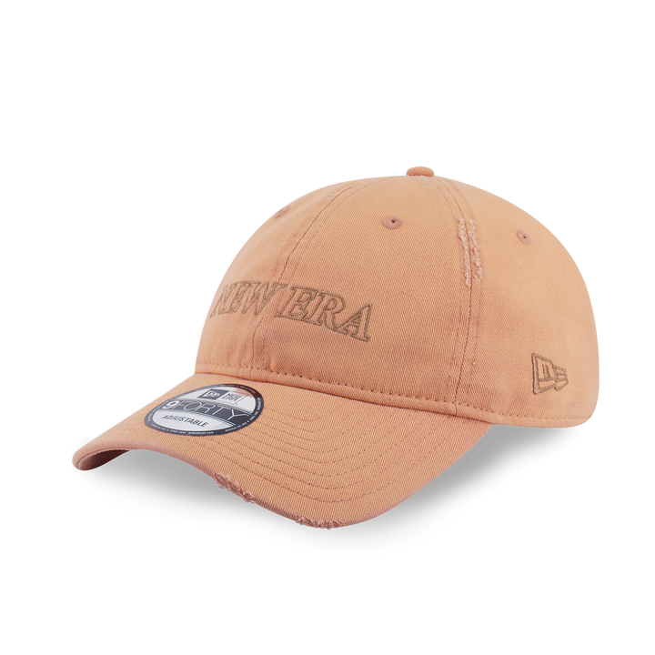 9FORTY Unstructured Logo Washed Deep Sand Adjustable