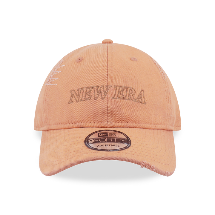 9FORTY Unstructured Logo Washed Deep Sand Adjustable