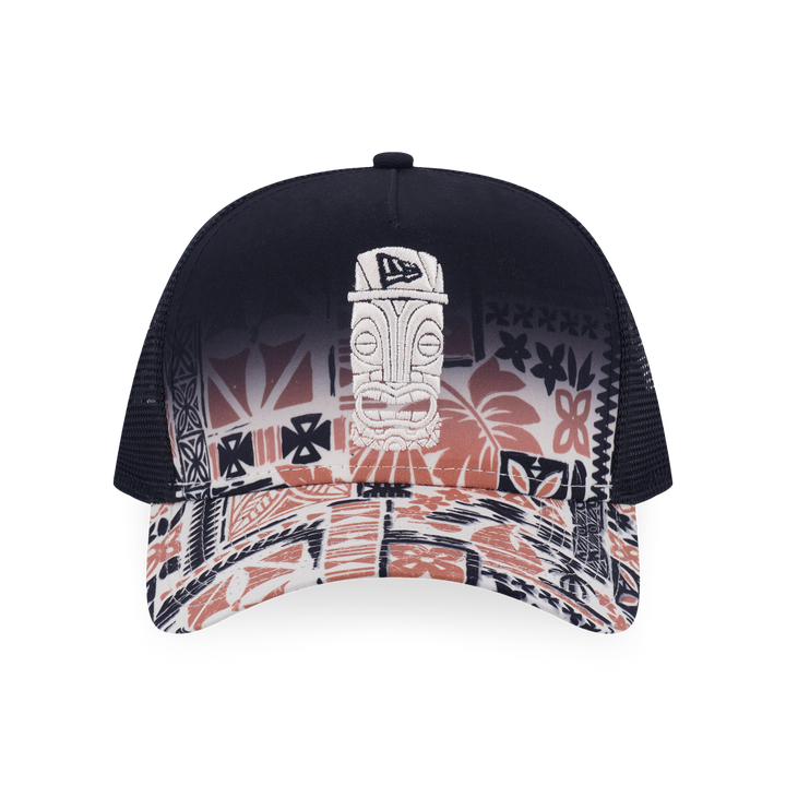 9FORTY A-Frame Trucker New Era Marine Life Club Multi Brown Snapback