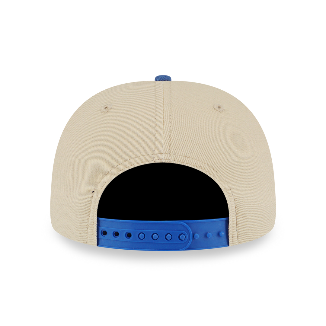 9FORTY A-Frame Los Angeles Lakers City Side Patch 2-Tone Indigo Blue Visor Vegas Gold Snapback