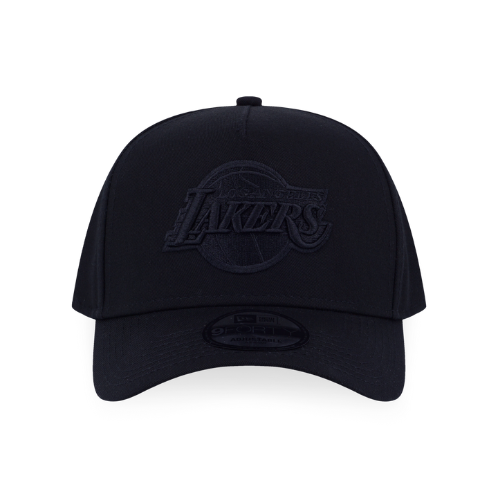9FORTY A-Frame Los Angeles Lakers Basketball Tonal Pack Black Adjustable