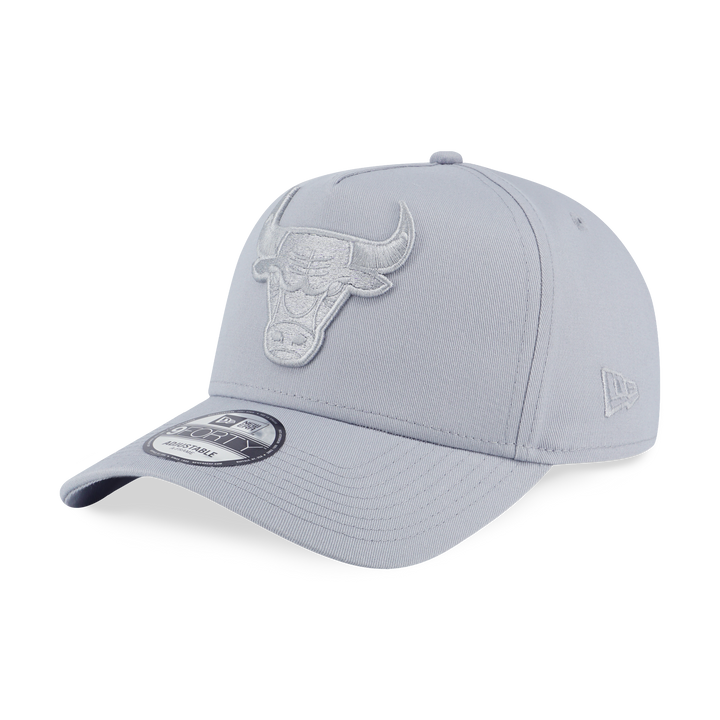 9FORTY A-Frame Chicago Bulls Basketball Tonal Pack Dolphin Gray Adjustable