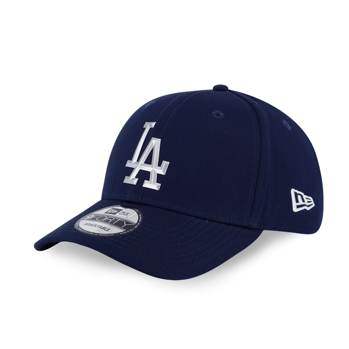9FORTY Los Angeles Dodgers Metal Badge Oceanside Blue Adjustable