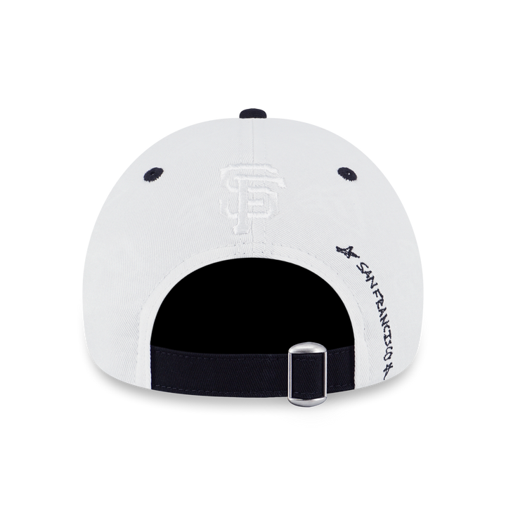9FORTY San Francisco Giants MLB Doodles 2-Tone Black Visor White Adjustable