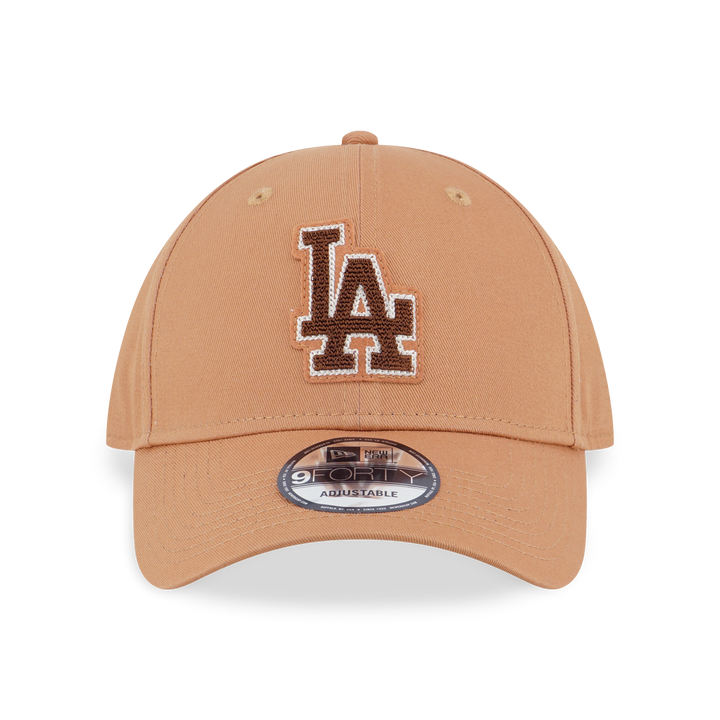 9FORTY Los Angeles Dodgers MLB Chainstitching Deep Sand Brown Adjustable