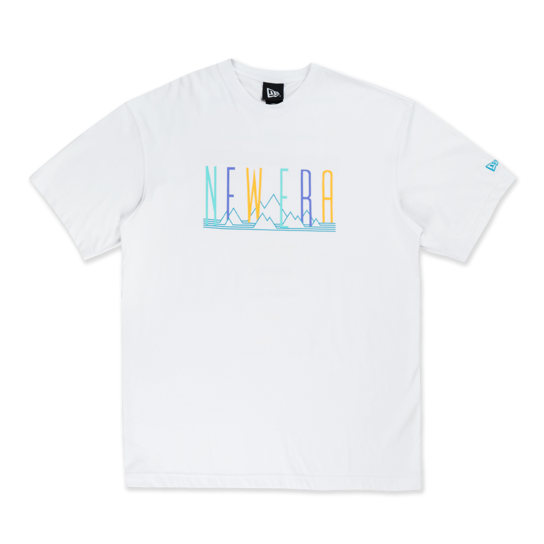 New Era Springtime Rhythm White Oversized Short Sleeve T-Shirt