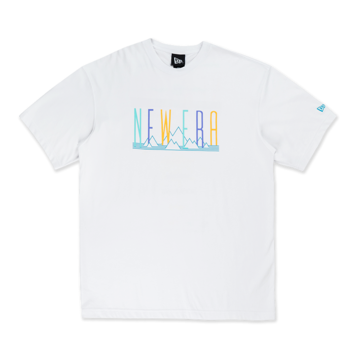 New Era Springtime Rhythm White Oversized Short Sleeve T-Shirt