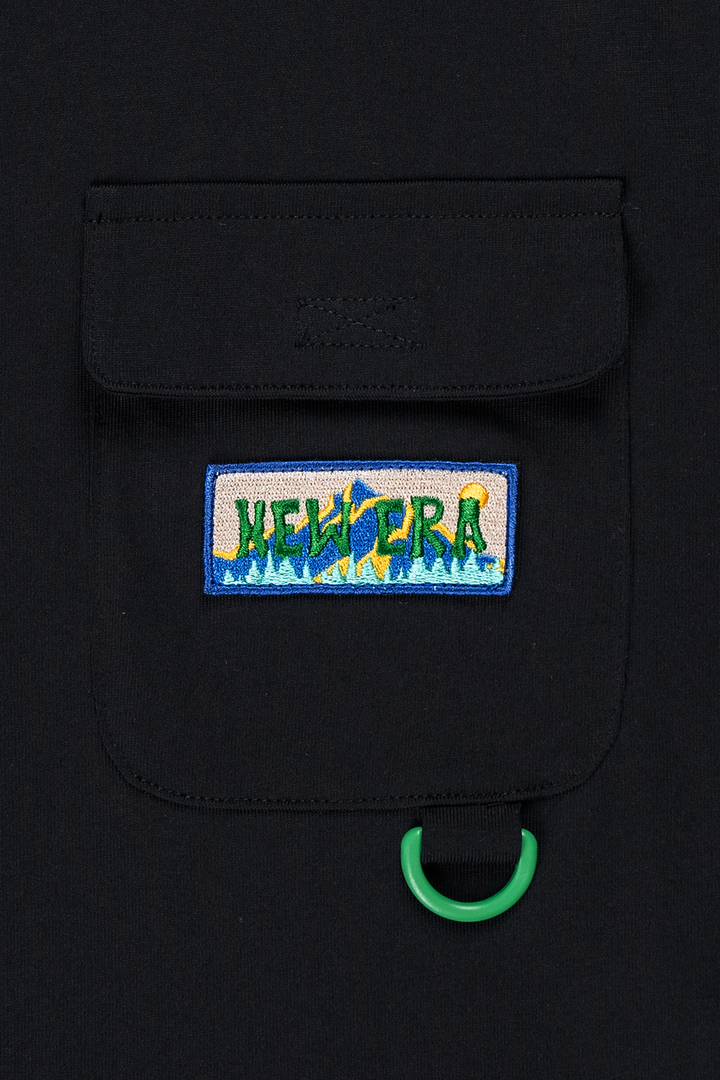 Outdoor Earth Day Word Black Short Sleeve T-Shirt