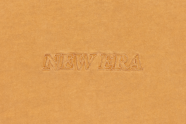 New Era Logo Washed Deep Sand Brown Short Sleeve T-Shirt