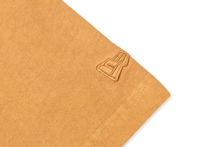 New Era Logo Washed Deep Sand Brown Short Sleeve T-Shirt