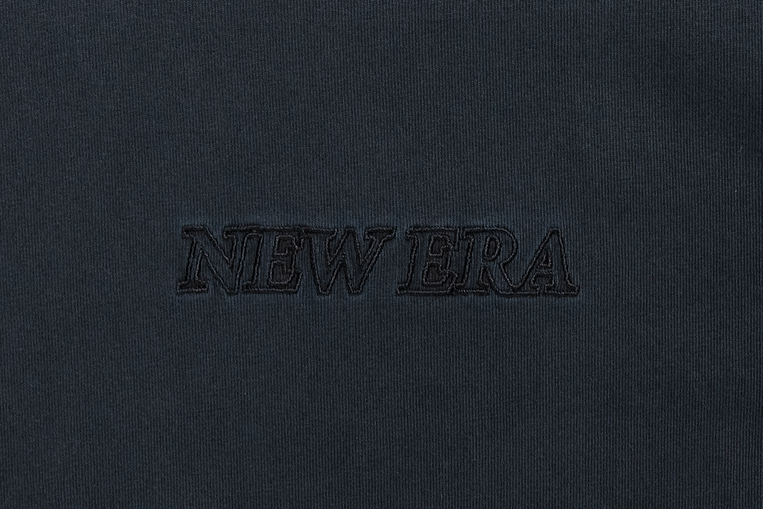 New Era Logo Washed Black Short Sleeve T-Shirt