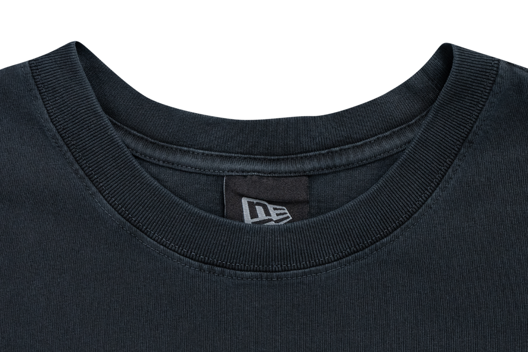 New Era Logo Washed Black Short Sleeve T-Shirt