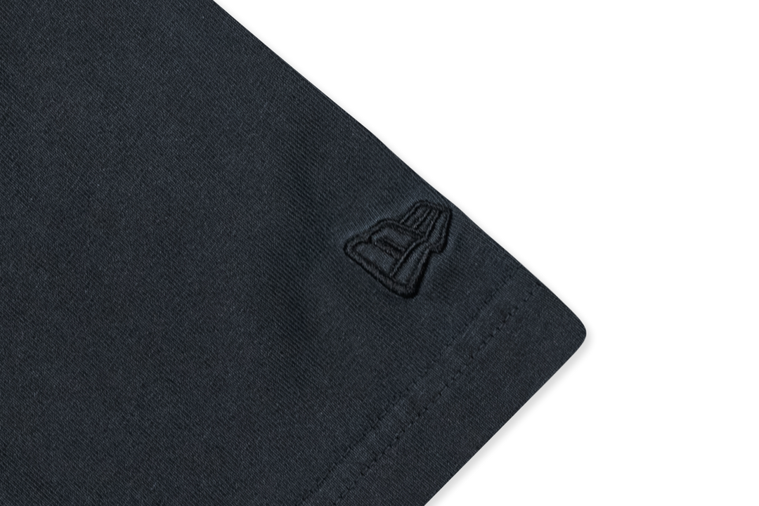 New Era Logo Washed Black Short Sleeve T-Shirt