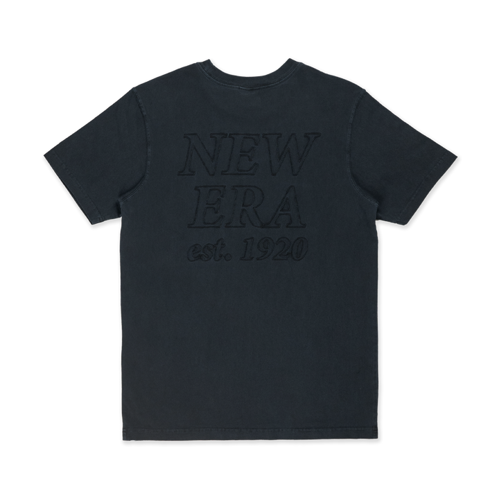 New Era Logo Washed Black Short Sleeve T-Shirt