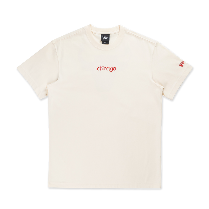 Chicago Bulls NBA Doodles Chrome White Short Sleeve T-Shirt